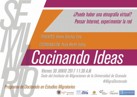 Cartel "¿Puede haber una etnografía virtual? Pensar Internet, experimentar la red"